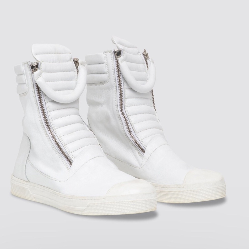 Marcella NYC Karma Leather Sneaker Boots (RARE)